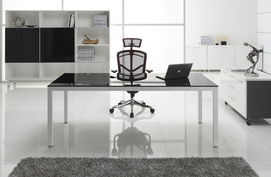 品質與環保兼顧 深圳東方華奧辦公家具廠的玻璃行政辦公桌